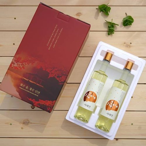 16.5도 정읍 찹쌀로 빚은 맛있는 약주 서래연 500ml 세트 (500mlx2병) - 이미지 2