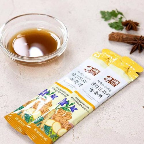 [선물세트]짜먹는 유기농 생강도라지 진액 20g*10개입(3박스) - 이미지 5